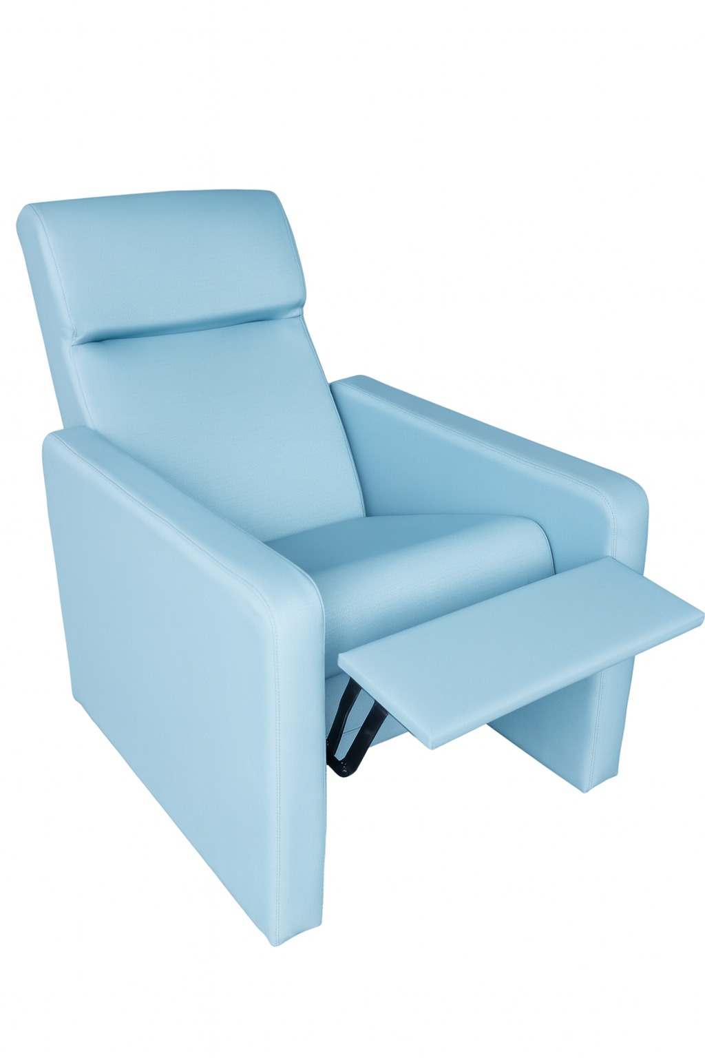 Poltrona reclinável azul-claro
